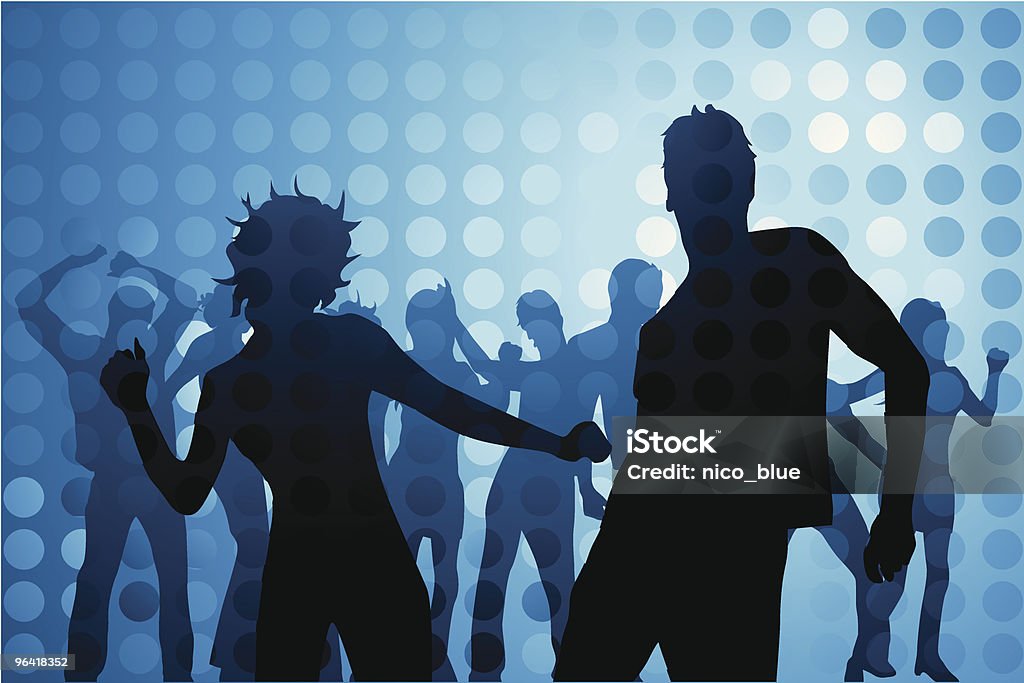 Club life Dance the night away party time style! Techno, rap, rnb, or hip hop, the party time series has got you covered :-) Dance Floor stock vector