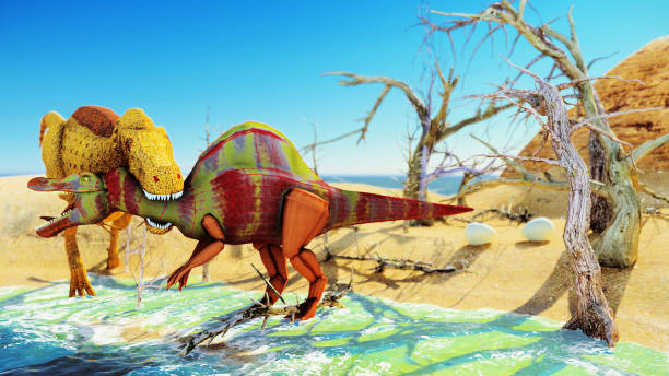 istock 3D rendering scene of the giant dinosaur 964186138