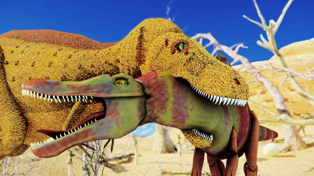istock 3D rendering scene of the giant dinosaur 964186486