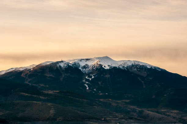 istock Mountain with snow in winter 964186578