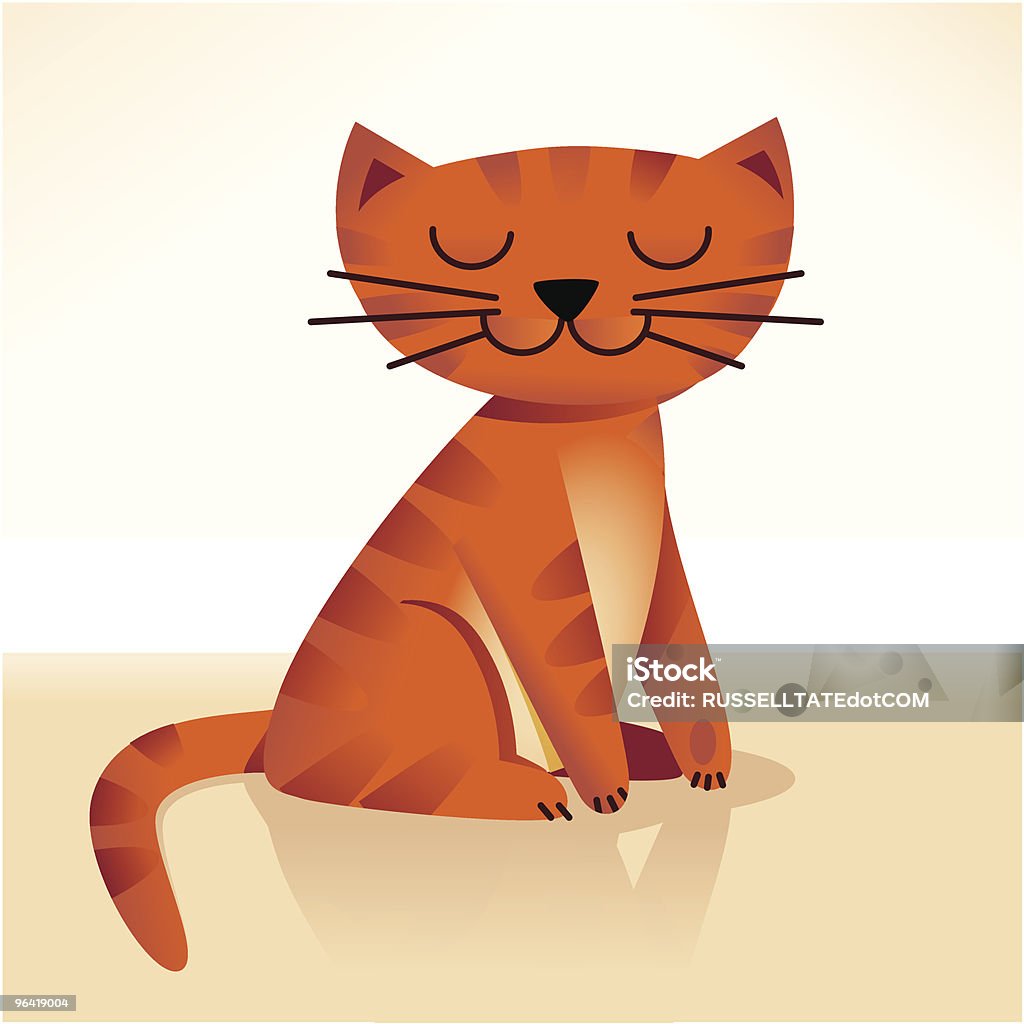 Cool Cat - Векторная графика Домашняя кошка роялти-фри