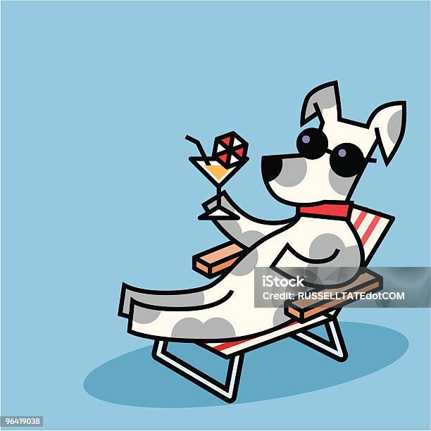 Отмечая Собака — стоковая векторная графика и другие изображения на тему Собака - Собака, Солнцезащитные очки, Бокал для мартини