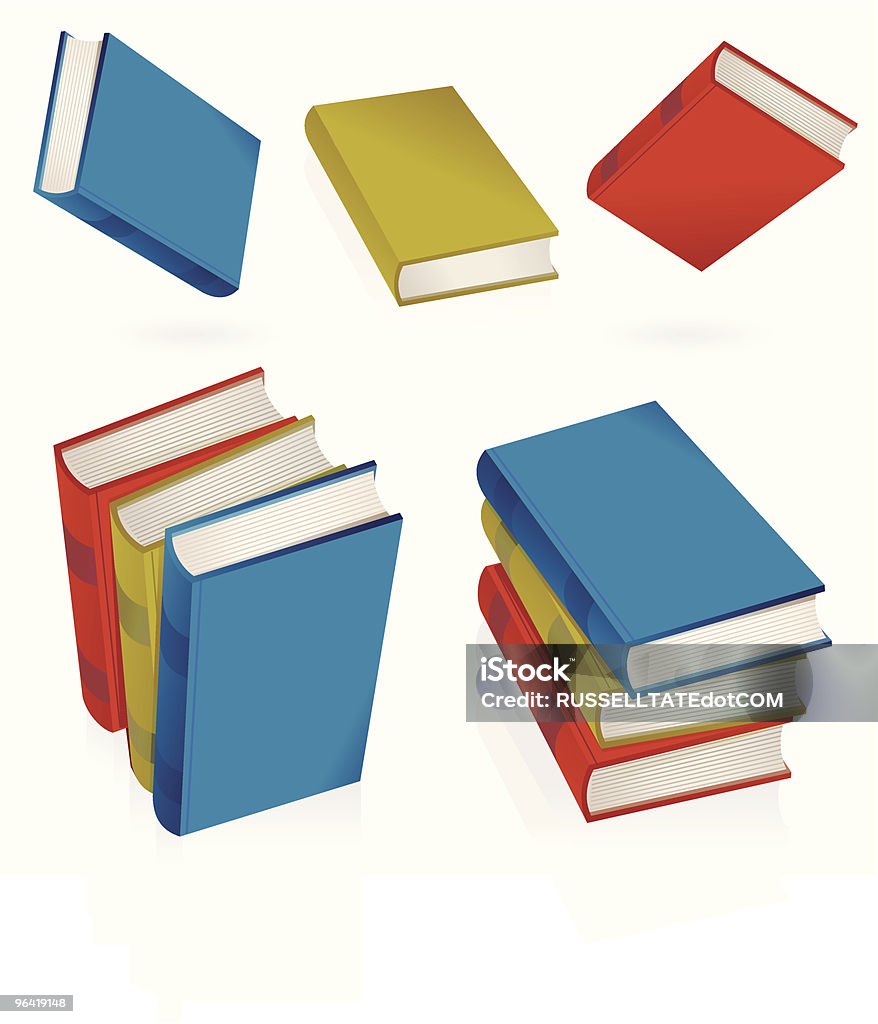 Que reflejan libros - arte vectorial de Libro libre de derechos