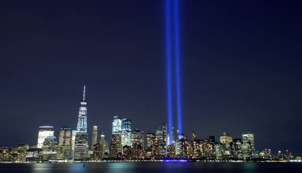 istock Tribute in Light - Lower Manhattan Skyline from Jersey City 2017 964191770