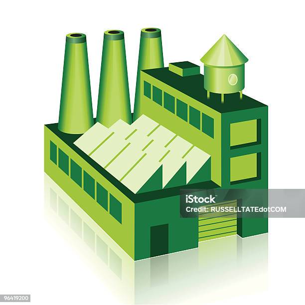녹색 공장 0명에 대한 스톡 벡터 아트 및 기타 이미지 - 0명, 개발, 건물 외관
