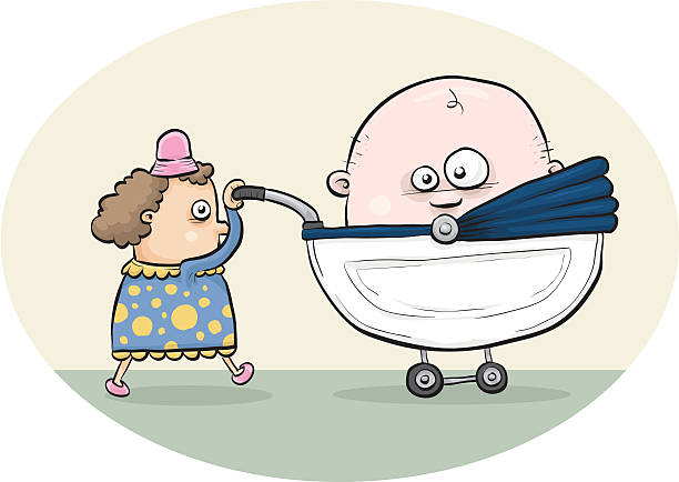 Big Baby Stock Illustration - Download Image Now - Large, Baby - Human Age,  Women - iStock