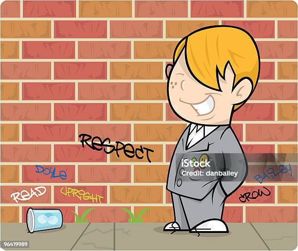 Popular Dave Stock Illustration - Download Image Now - Bad Posture, Blond Hair, Boys