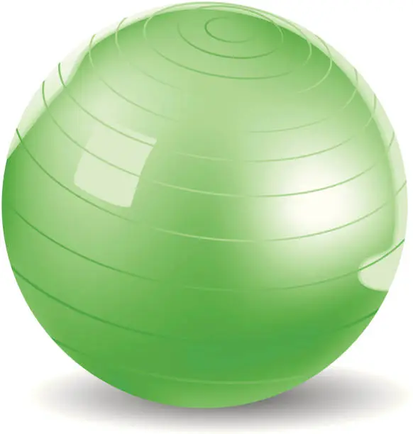 Vector illustration of Exercise Ball Vector