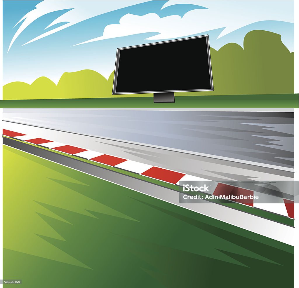 Fast Racetrack Vector Racetrack Stock Illustration - Download Image Now - Sports Track, Day ...