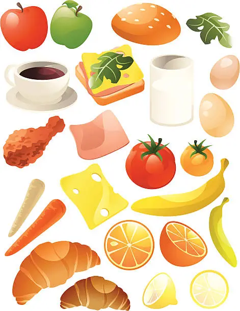 Vector illustration of Food Pack