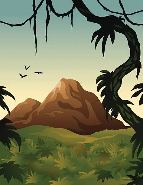 Vector illustration of Jungle