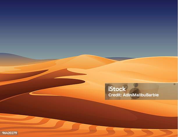 Vetores de Deserto e mais imagens de Deserto - Deserto, Duna, Ilustração e Pintura