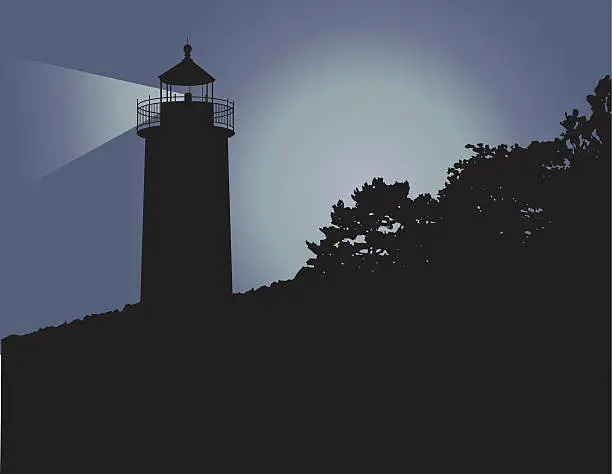Vector illustration of Maine Lighthouse