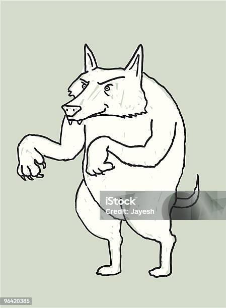 Big Bad Stock Illustration - Download Image Now - Wolf, Drawing - Art Product, Large