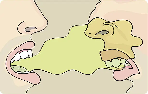 Vector illustration of Foul Mouth