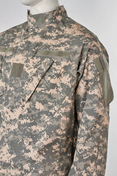 istock Mannequin in military uniform, cropped view. 964205316