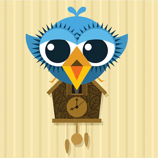 Vector illustration of Cuckoo Clock