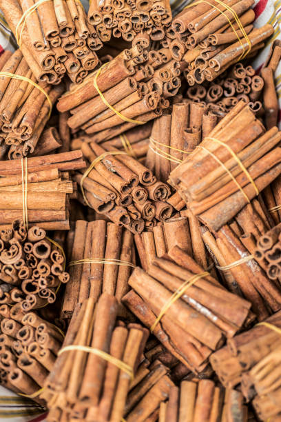 istock Cinnamon sticks in a market 964216044