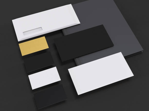 istock Corporate identity stationary items 964223552