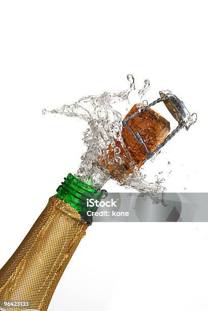 Champagne Explosion Stock Photo - Download Image Now - Alcohol - Drink, Bottle, Celebration