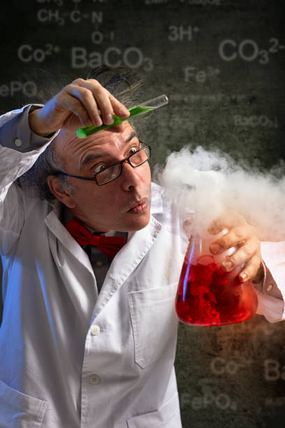 istock Scientist added drop of important chemical in experiment 964234338
