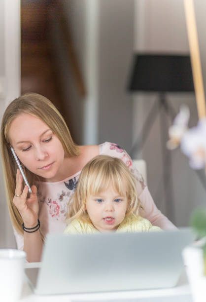 istock Balancing a new business and a new baby 964237984