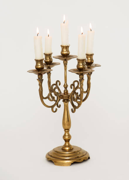 istock Candle holder isolated on a white background 964240660