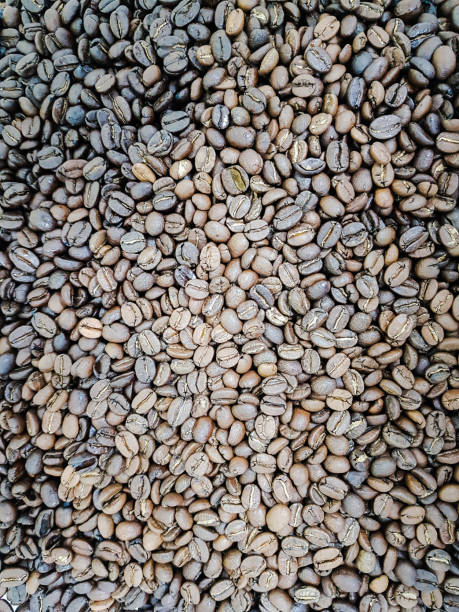 black coffee beans