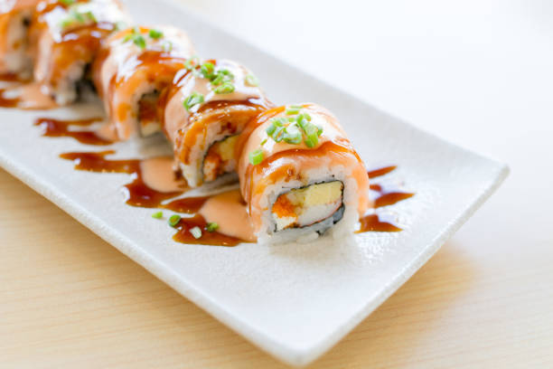 istock Maki Sushi or Sushi Summer row. 964255868