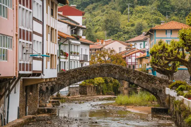 Ea, a village near the sea in the Basque country
