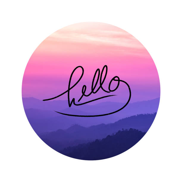 istock Hello text on landscape view from Nern Chang Suek 964261362