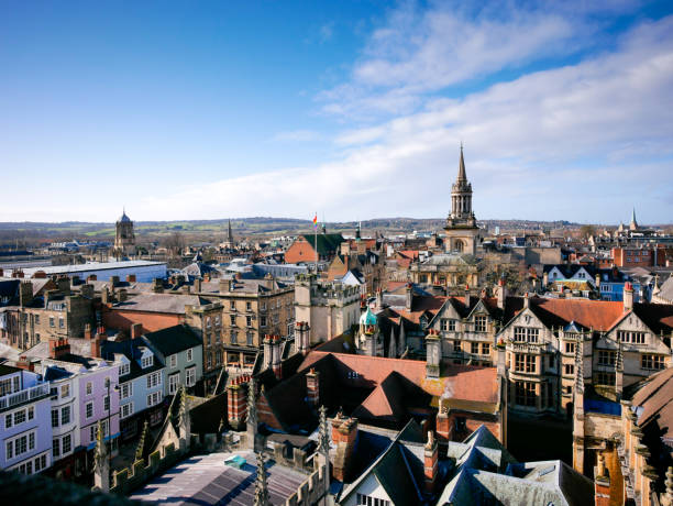 istock Oxford city from the top view 964262590