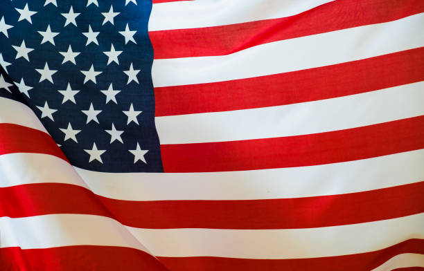 istock USA american flag background 964287586