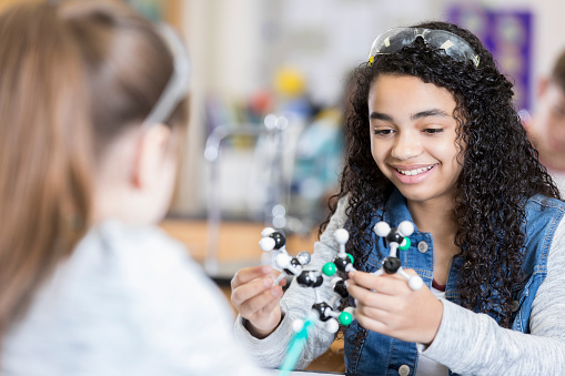 Freshman Science Work Students Work Together On Science Project Stock Photo - Download Image ...