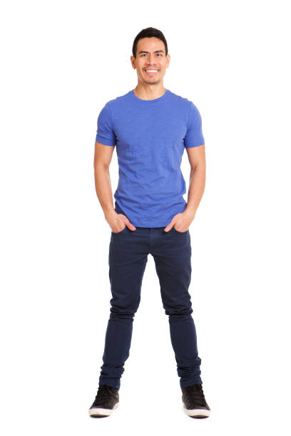 istock Stylish asian man with hands in pocket 964291976
