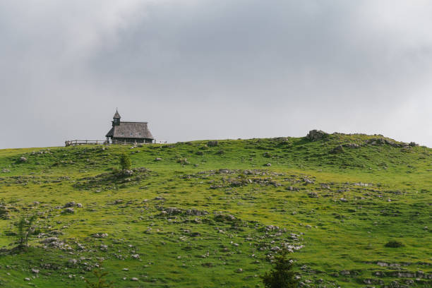 istock Wooden Church on Velika planina 964293748