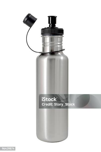 Bottiglia Sostenibile - Fotografie stock e altre immagini di Acciaio - Acciaio, Acciaio inossidabile, Alluminio