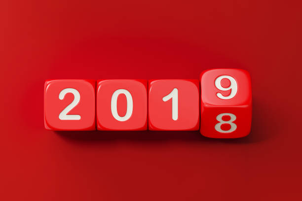 istock Red Dices are Rolling From 2018 to 2019 964301096