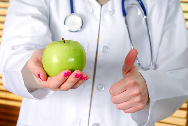 istock Apple a day keeps the doctor away 96430612