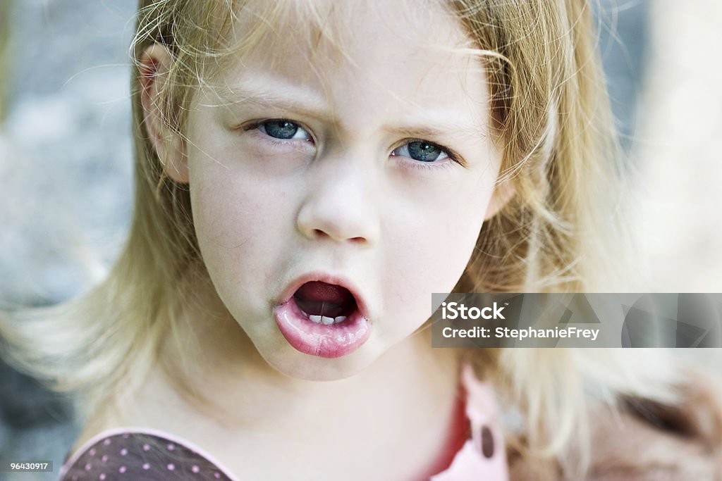 Angry criança - Foto de stock de Criança royalty-free