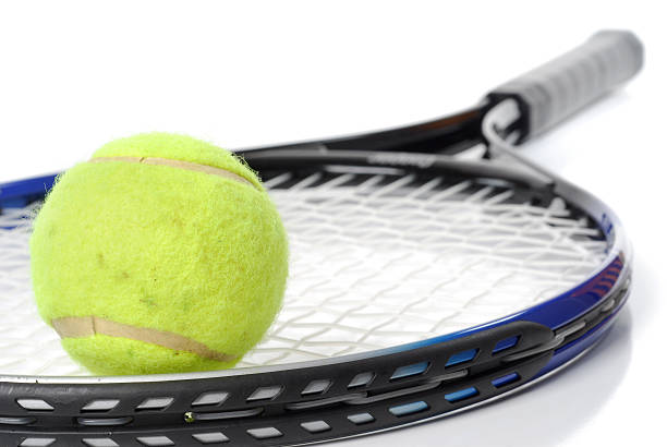 istock Tennis racket and ball 96431129