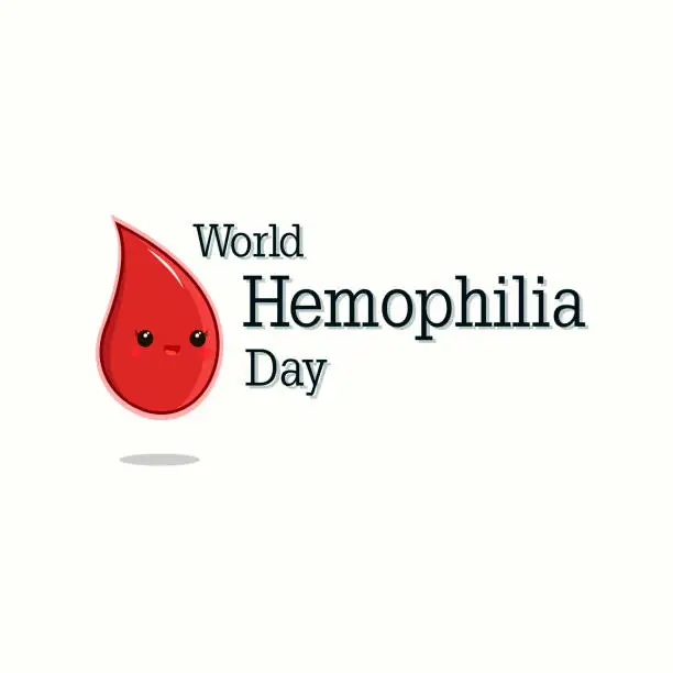 Vector illustration of World Hemophilia day. Vector illustration