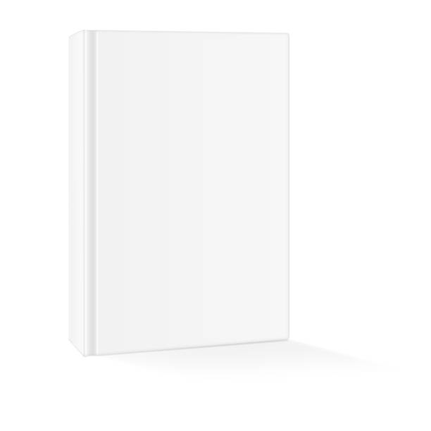 istock Vector realistic mock-up of blank book cover view in perspective 964344358