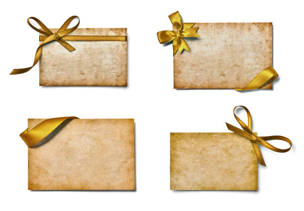 istock ribbon bow card note chirstmas celebration greeting 964367636