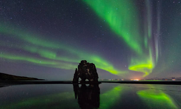 istock Colorful Aurora Borealis, Iceland 964369126