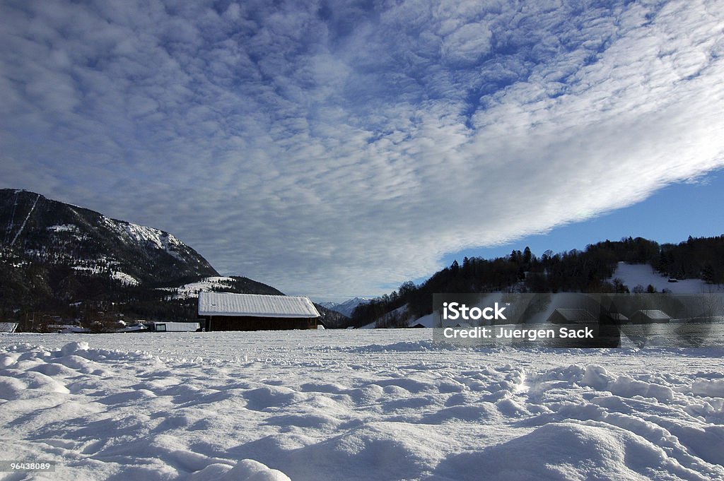 Winter-Landschaft - Lizenzfrei Alpen Stock-Foto