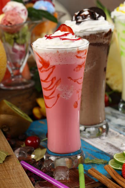 istock Assortment Juices, Beverages, Drinks Variety Collection - Iced Coffee, Cafe Latte, Milkshake, Fruit Juice, Smoothie 964384652