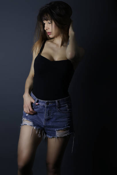 istock Beautiful female model . Sensual stylish woman 964384708