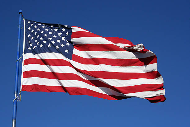 American Flag stock photo