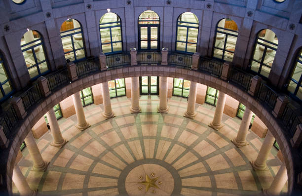Texas state capitol ceiling